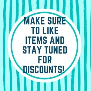 Like my listings for discounts!!❤️